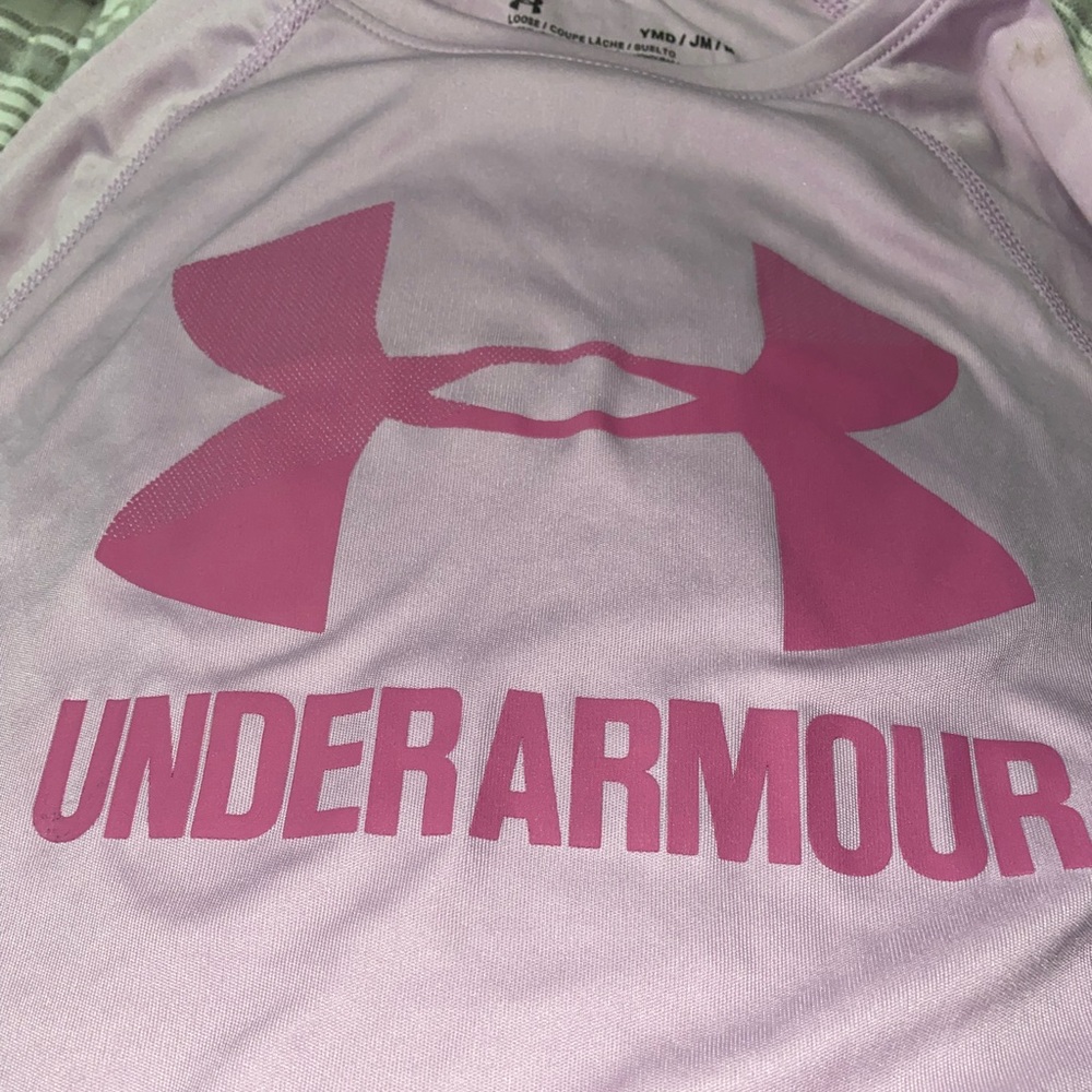 Under Armour HeatGear long slve YMD pinkishpurple